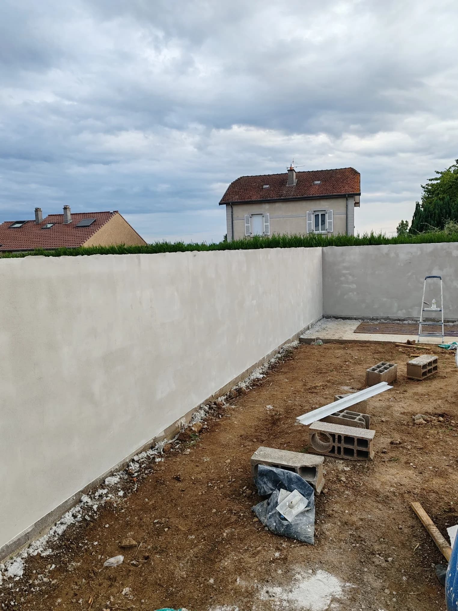 Façade après peinture extérieure